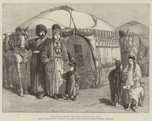 La Kibitka del Khan, el Khan partiendo para una incursión de William Crimea Simpson